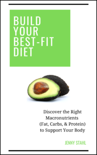 Eat the right macronutrients for good gut health, to prevent low blood sugar and high blood sugar, and to correct hormone imbalances